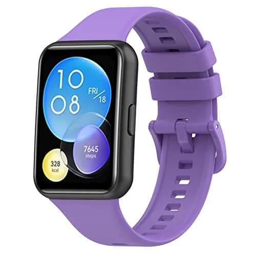 Muovrto Replacement Silicone Watch Band for Huawei Watch Fit 2 | Sport Strap, Unisex, Adjustable, 24.9mm Width thumbnail 3