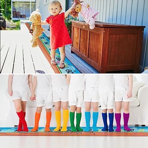 Nuanchu Number Line Mats 0-30 & 31-60 | 6.7m (21.98 ft) x 30.5cm (12 Inch) Educational Floor Mats thumbnail 4