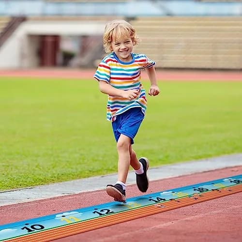 Nuanchu Number Line Mats 0-30 & 31-60 | 6.7m (21.98 ft) x 30.5cm (12 Inch) Educational Floor Mats thumbnail 6