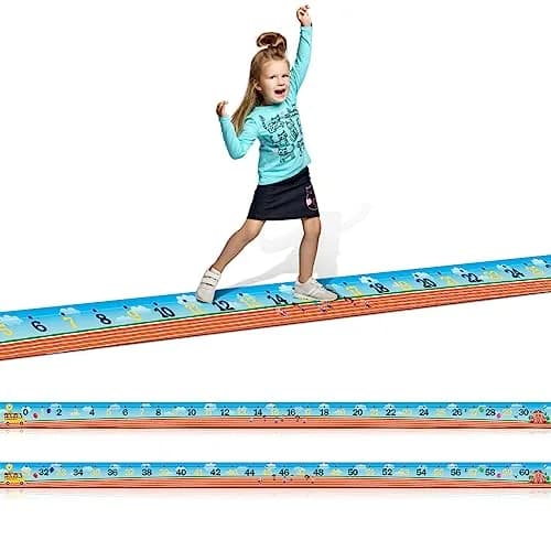 Nuanchu Number Line Mats 0-30 & 31-60 | 6.7m (21.98 ft) x 30.5cm (12 Inch) Educational Floor Mats thumbnail 1