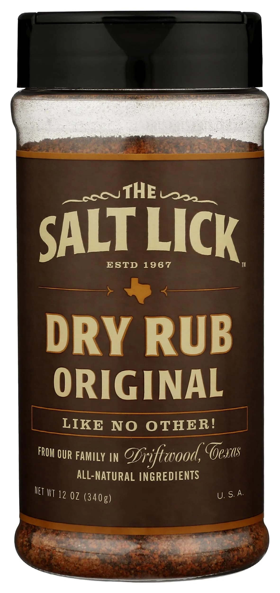 Salt Lick Original Dry Rub, Gluten Free, 72 oz (6 x 12 oz) | Gluten-Free Poultry Seasoning - main product image
