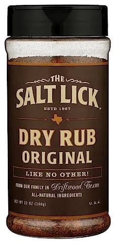 Salt Lick Original Dry Rub, Gluten Free, 72 oz (6 x 12 oz) | Gluten-Free Poultry Seasoning thumbnail 1