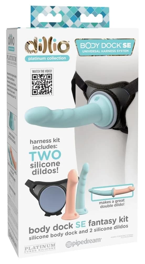 Pipedream Products Dillio Platinum Body Dock Se Fant Kit 6i | Classic Clear Design