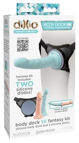 Pipedream Products Dillio Platinum Body Dock Se Fant Kit 6i | Classic Clear Design thumbnail 1