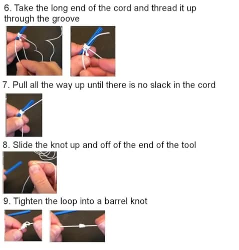 Valchemist Two Sided Rosary Cord Knotting Tool for #36, #7 & #9 Twines | Blue thumbnail 4