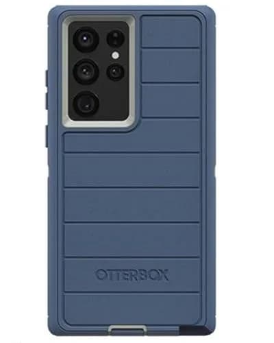 OtterBox Defender Series Case for Samsung Galaxy S22 Ultra (Fort Blue) | Rugged Drop Protection thumbnail 1