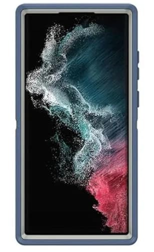 OtterBox Defender Series Case for Samsung Galaxy S22 Ultra (Fort Blue) | Rugged Drop Protection thumbnail 3