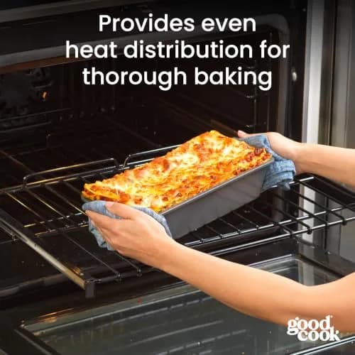 GoodCook Extra-Large Nonstick Loaf Pan 33cm x 12.7cm (13" x 5") | Heavy-Duty Steel Bakeware for Breads, Cakes & Meatloaf thumbnail 6