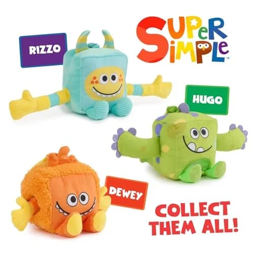 WowWee Super Simple Sensory Plush Monsters Hugo (Green) | 5+ Sensory Features for Early Development thumbnail 6