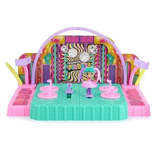 Fashion Fidgets Fashion Show Playset, 2-in-1 Runway & Trading Board, Exclusive Doll, Ages 5+ | Stress-Relief & Imaginative Play thumbnail 1