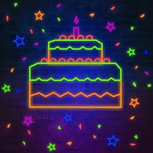 Whaline Neon Gaffer Cloth Tape 6 Colors, 15mm x 18m (0.6 inch x 60 ft) | Glows Under UV Blacklight for Parties thumbnail 7