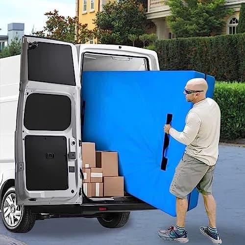 MorTime Twin Mattress Moving Bag with 8 Handles & Zipper | Heavy Duty Waterproof Storage Cover thumbnail 6