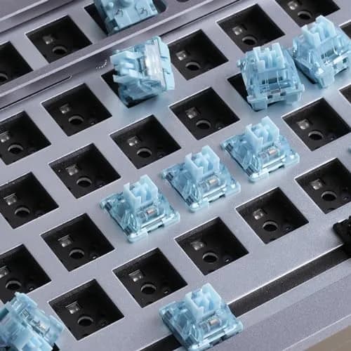 Akko V3 Creamy Blue Pro Tactile Keyboard Switches (45pcs) | 5-Pin Dustproof Stem, Pre-Lubed, 45gf thumbnail 7