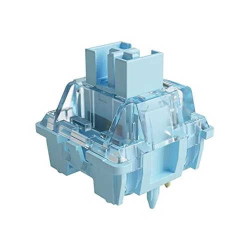 Akko V5 Creamy Yellow Mechanical Keyboard Switches (45pcs) | Linear, Lubed, 5-Pin, 60M Keystrokes — Creamy Blue V3 Pro