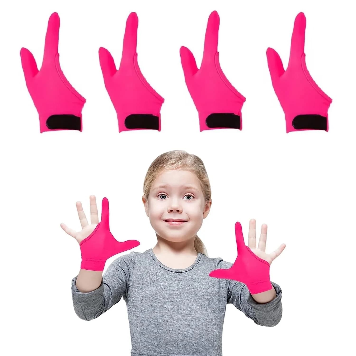 Yxmeiguo Anti Thumb Sucking Guard Gloves for Kids Ages 5-12 | Breathable Polyester Fabric - main product image