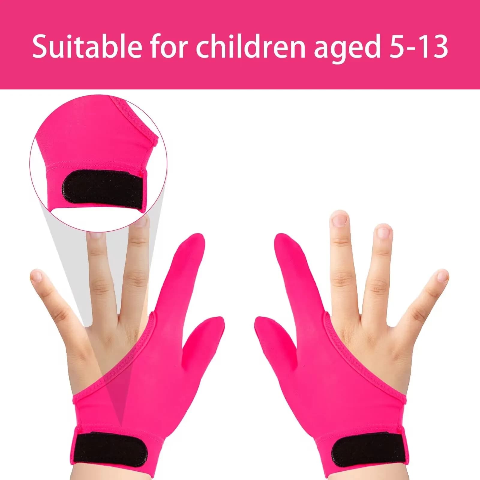 Yxmeiguo Anti Thumb Sucking Guard Gloves for Kids Ages 5-12 | Breathable Polyester Fabric - view 2