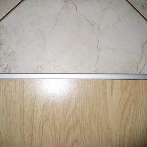 Trimold Aluminum T Molding Floor Transition Strip 2.9Ft Matte Silver | Seamless Floor Gap Bridging thumbnail 9