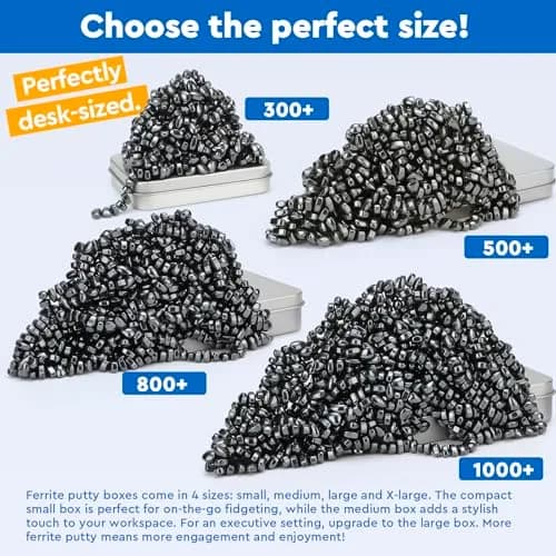 DYRDM Ferrite Putty 500+ Black | Desk Stress Relief Toy for Adults thumbnail 6
