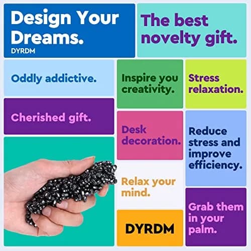 DYRDM Ferrite Putty 500+ Black | Desk Stress Relief Toy for Adults thumbnail 8