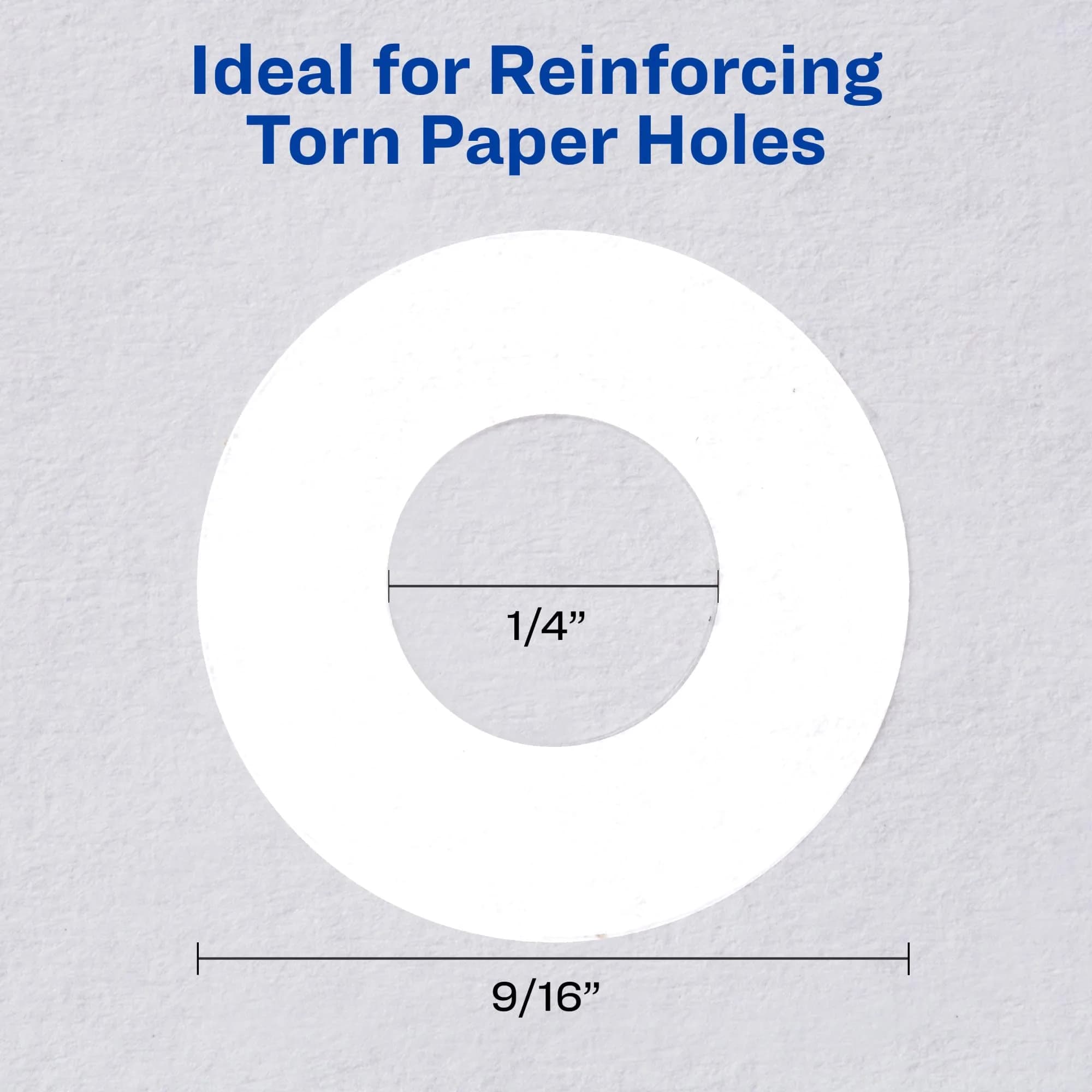 Avery Reinforcement Labels 1/4" Diameter White 1200 Labels | Permanent Adhesive for Binders - view 6