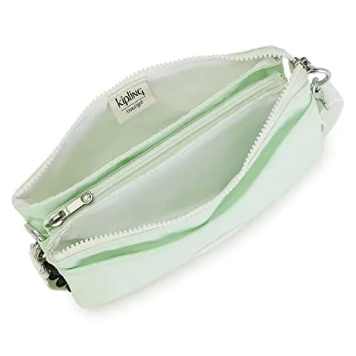 Kipling Riri Crossbody Bag Airy Green C | Minimalist Nylon Design, Convertible & Lightweight thumbnail 3