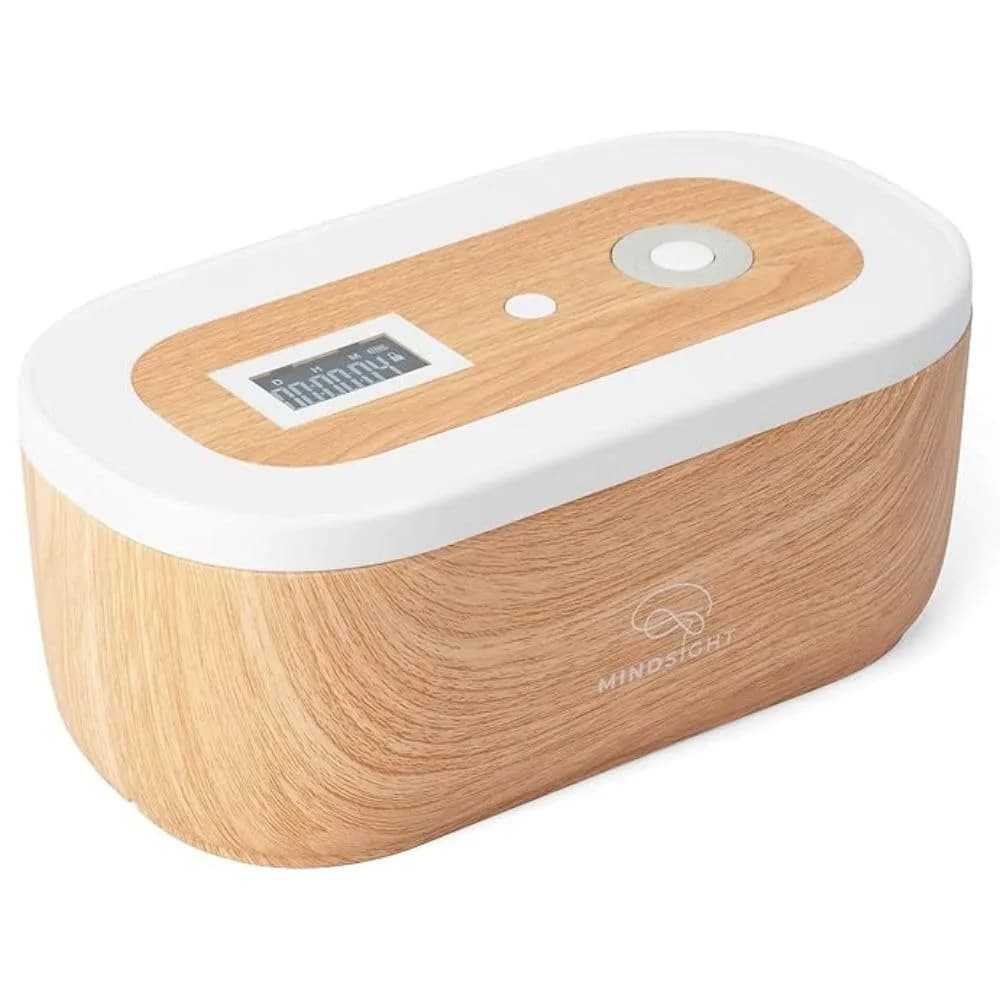 Mindsight Timed Lock Box | Unplug from Phones, Social Media & Snacks | 3 Modes | Easy to Use | Out of Sight ~ Out of Mind | Boost Your Mental Wellness