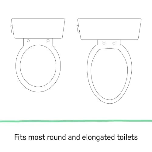 Ingenuity Flip & Sit Potty Seat White | Attaches to Adult Toilet Seat, 18 Months+ thumbnail 4