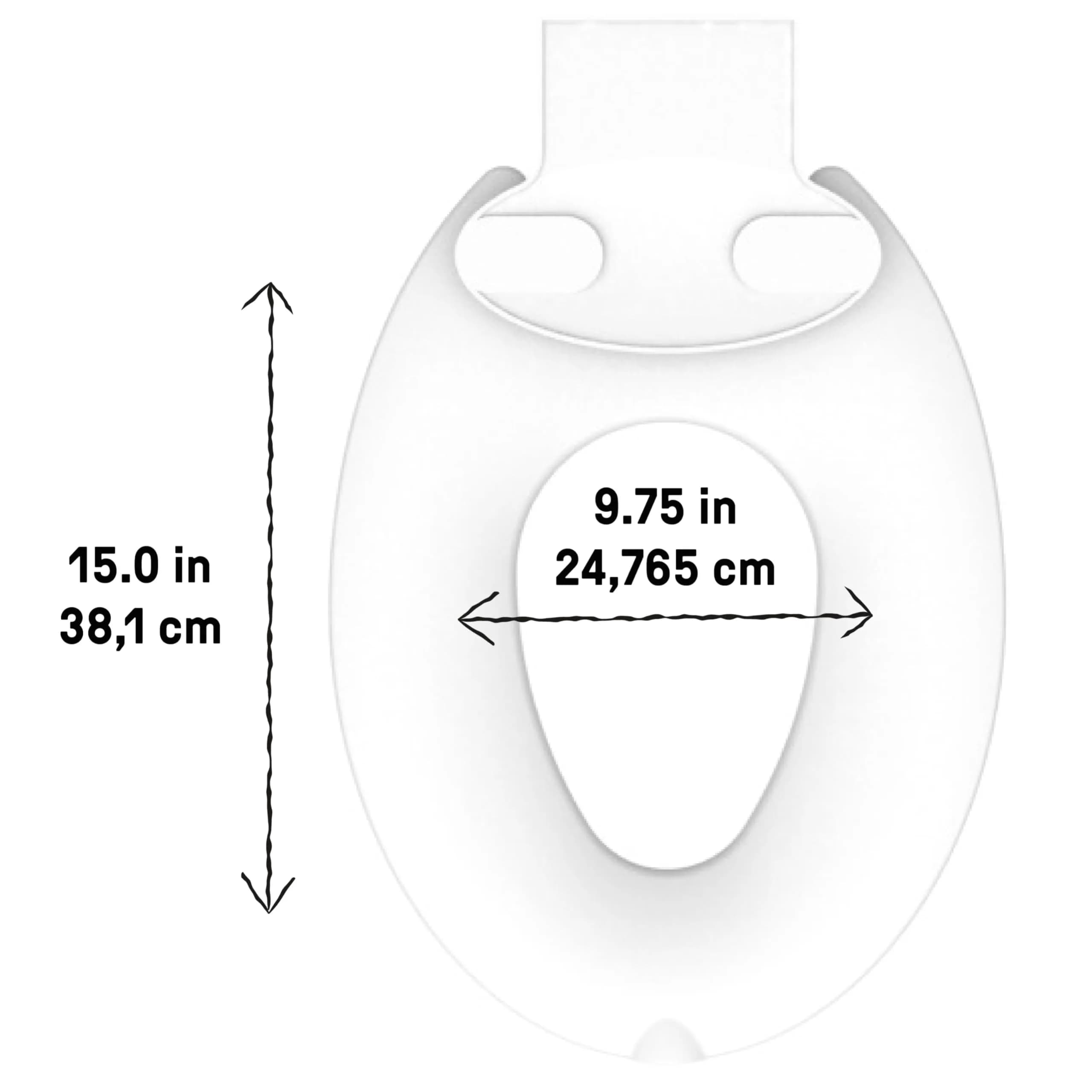 Ingenuity Flip & Sit Potty Seat White | Attaches to Adult Toilet Seat, 18 Months+ - view 6
