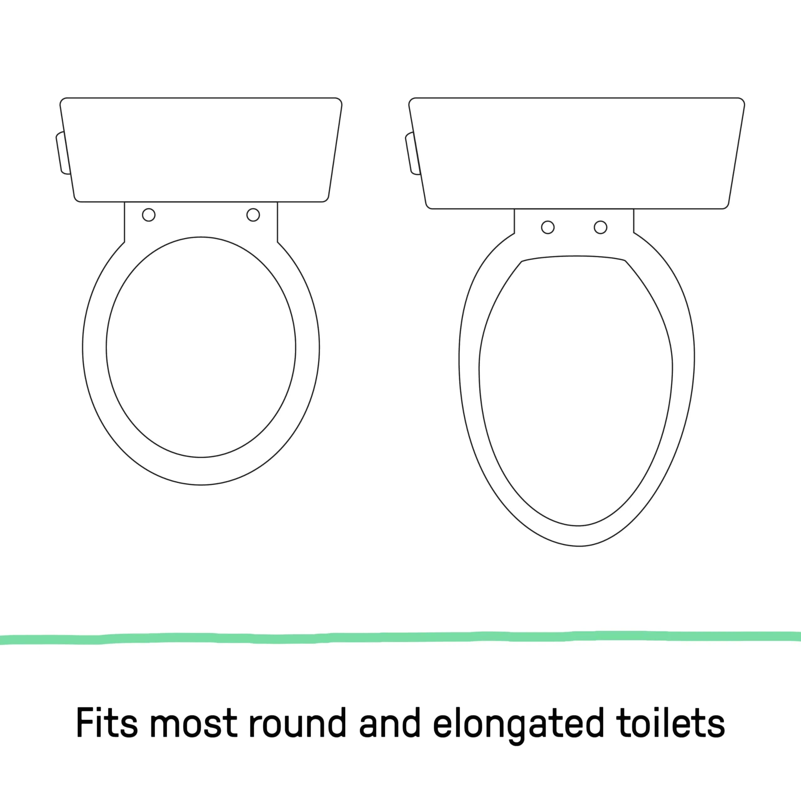 Ingenuity Portable Flip & Sit Potty Seat - White | Toddler Travel Potty for Adult Toilets - view 4