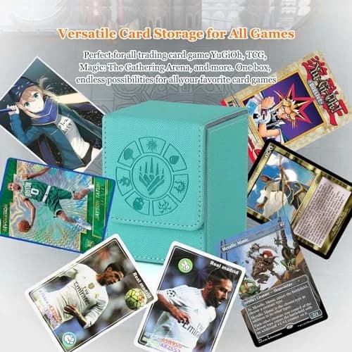Arkeiliy MTG Deck Box 110+ Storage Sleeved Cards | Stylish, Durable & Large Capacity thumbnail 6