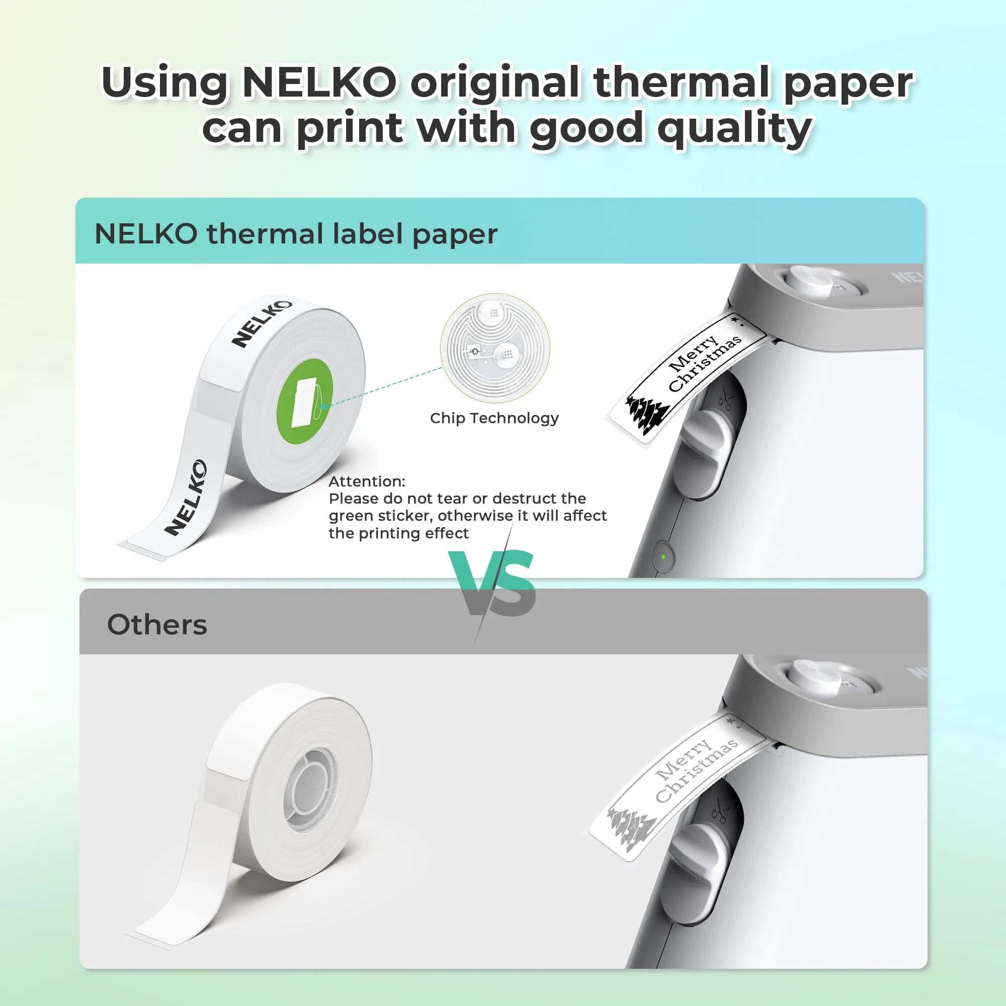 Nelko P21 Bluetooth Label Maker - White | Mini Wireless Pocket-Sized Printer for Home & Office Organization - view 8
