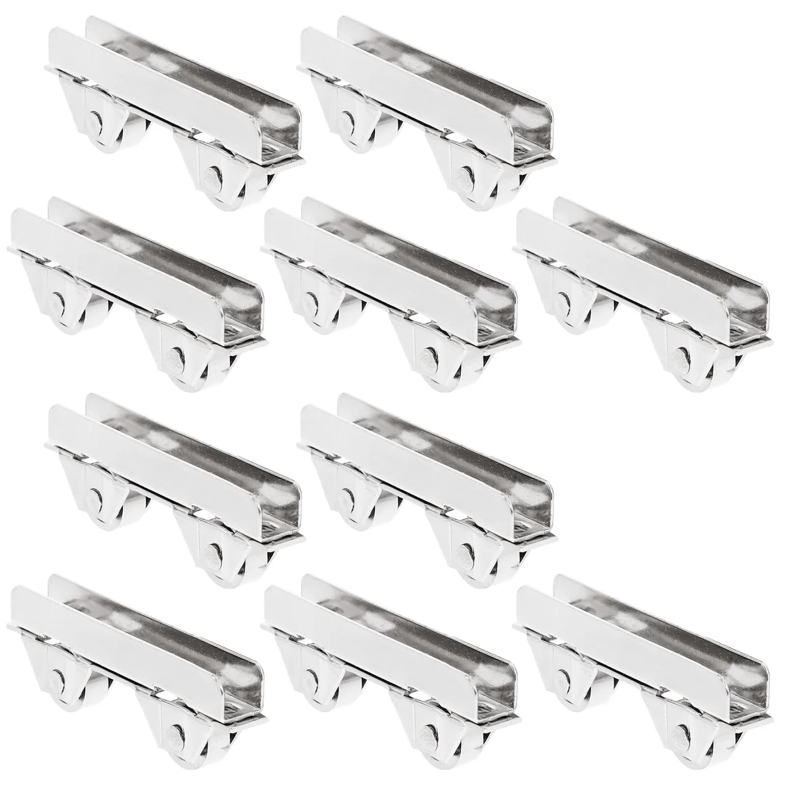 Angoily Mini Stainless Steel Showcase Window Roller for 5-6mm Thick Glass | Pack of 10 - main product image