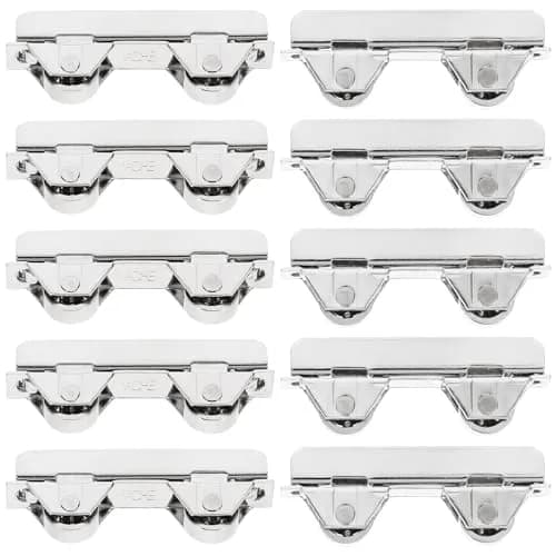 Angoily Mini Stainless Steel Showcase Window Roller for 5-6mm Thick Glass | Pack of 10 thumbnail 8