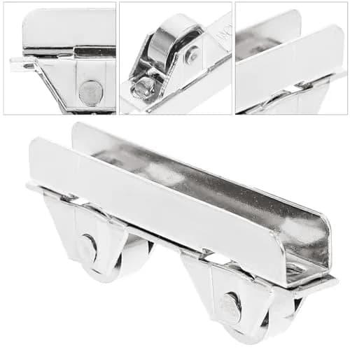 Angoily Mini Stainless Steel Showcase Window Roller for 5-6mm Thick Glass | Pack of 10 thumbnail 9