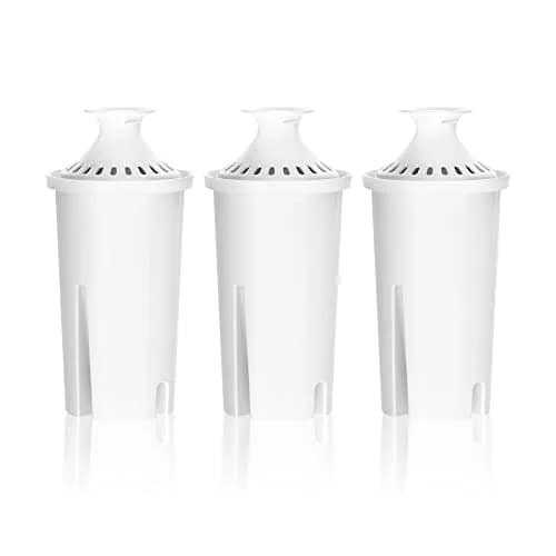 Overbest Pitcher Water Filter Replacement 3 Pack | NSF Certified for Brita® Pitchers, Reduces Chlorine & Lead thumbnail 1