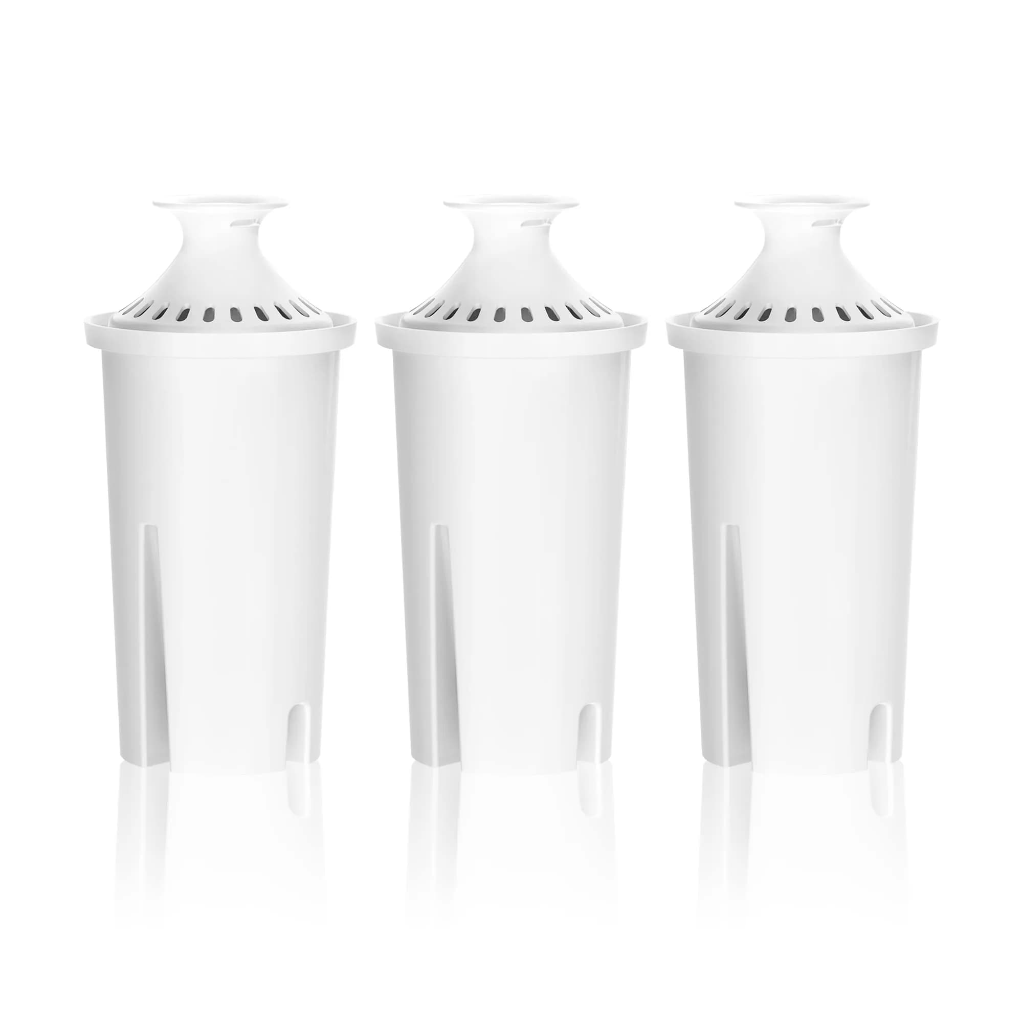 Overbest Pitcher Water Filter Replacement 3 Pack | NSF Certified for Brita® Pitchers, Reduces Chlorine & Lead - main product image