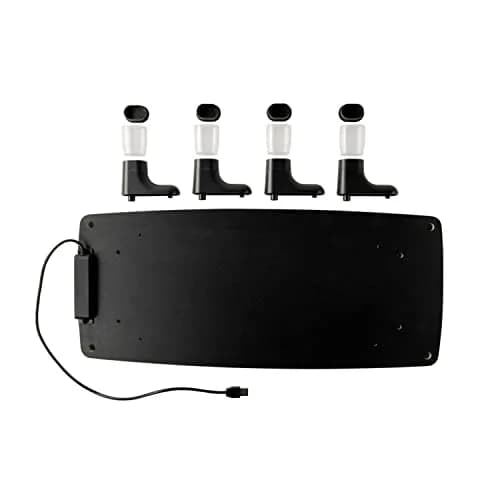 3M Adjustable Monitor Stand with 4-Port USB Hub, Black, 2.04 kg (4.5 lb) | Raises Screen to Eye Level thumbnail 5