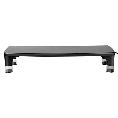 3M Adjustable Monitor Stand with 4-Port USB Hub, Black, 2.04 kg (4.5 lb) | Raises Screen to Eye Level thumbnail 6