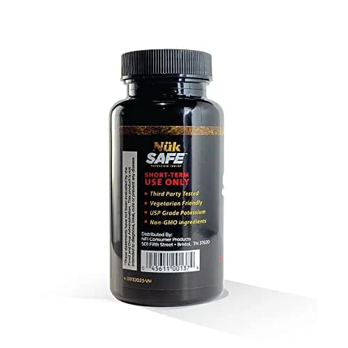 BLUE-EMU Nuk Safe Potassium Iodide 140 Tablets | USP Grade Emergency Iodine Supplement thumbnail 2