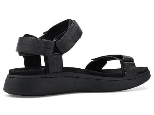 Woden Women's Line Sandals Taupe Multi 6.5 Medium | Recycled, Adjustable Velcro Straps thumbnail 3