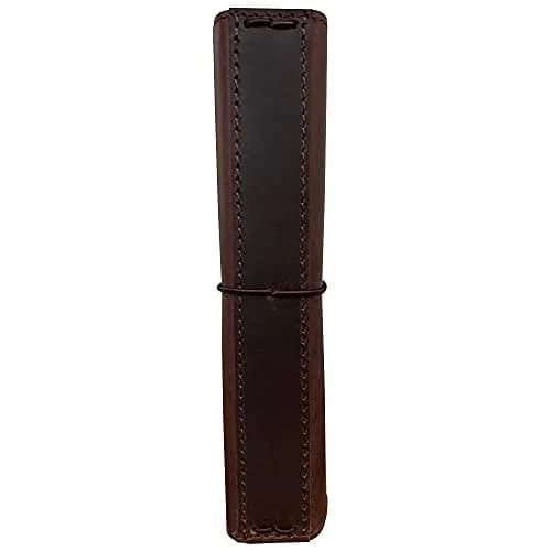newestor Genuine Leather Travelers Notebook Cover B6 Size Dark Brown | Fits 5"x7.2" Notebooks thumbnail 4