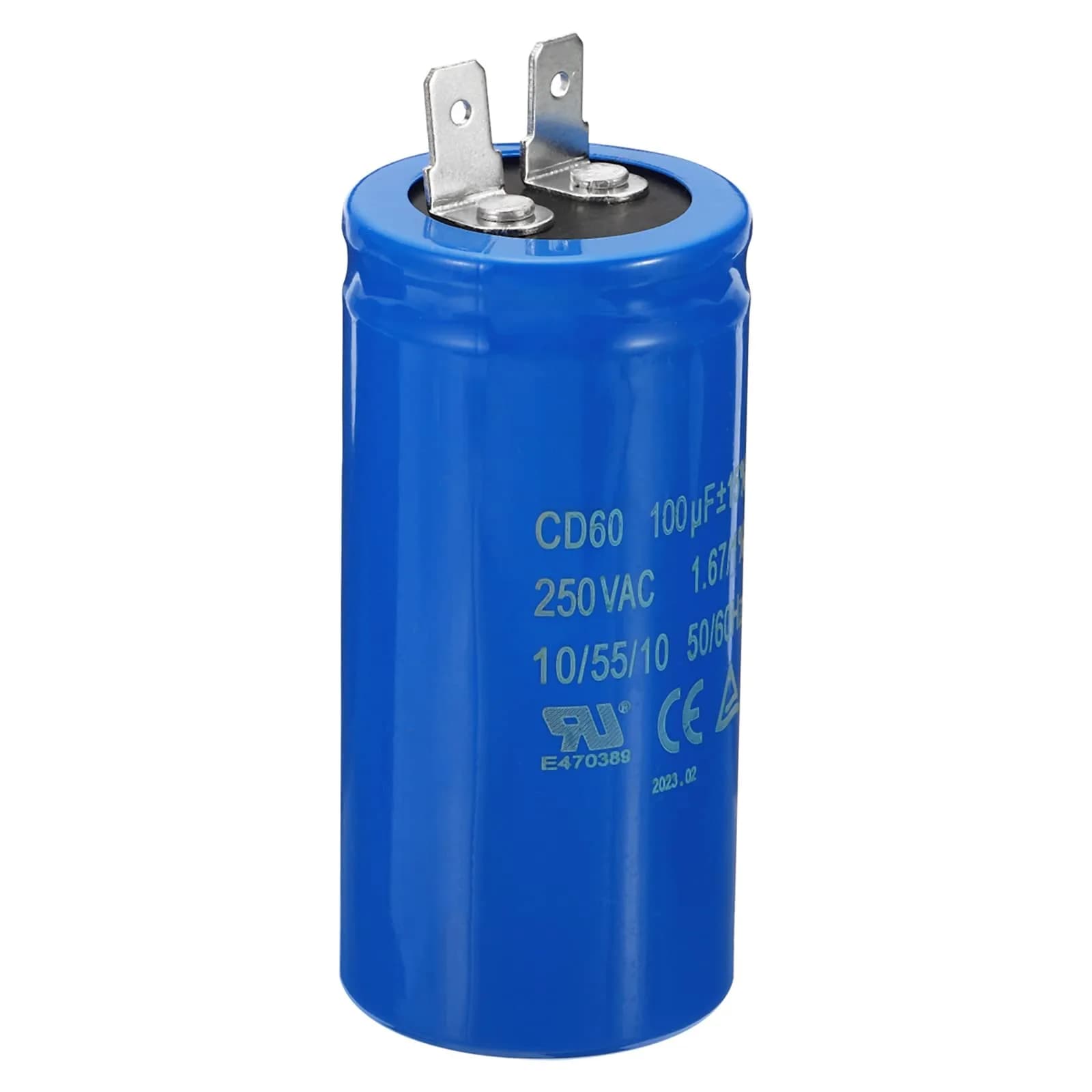 PATIKIL CD60 Run Capacitor 100uF 250VAC | Suitable for Single-Phase Motors in India - main product image