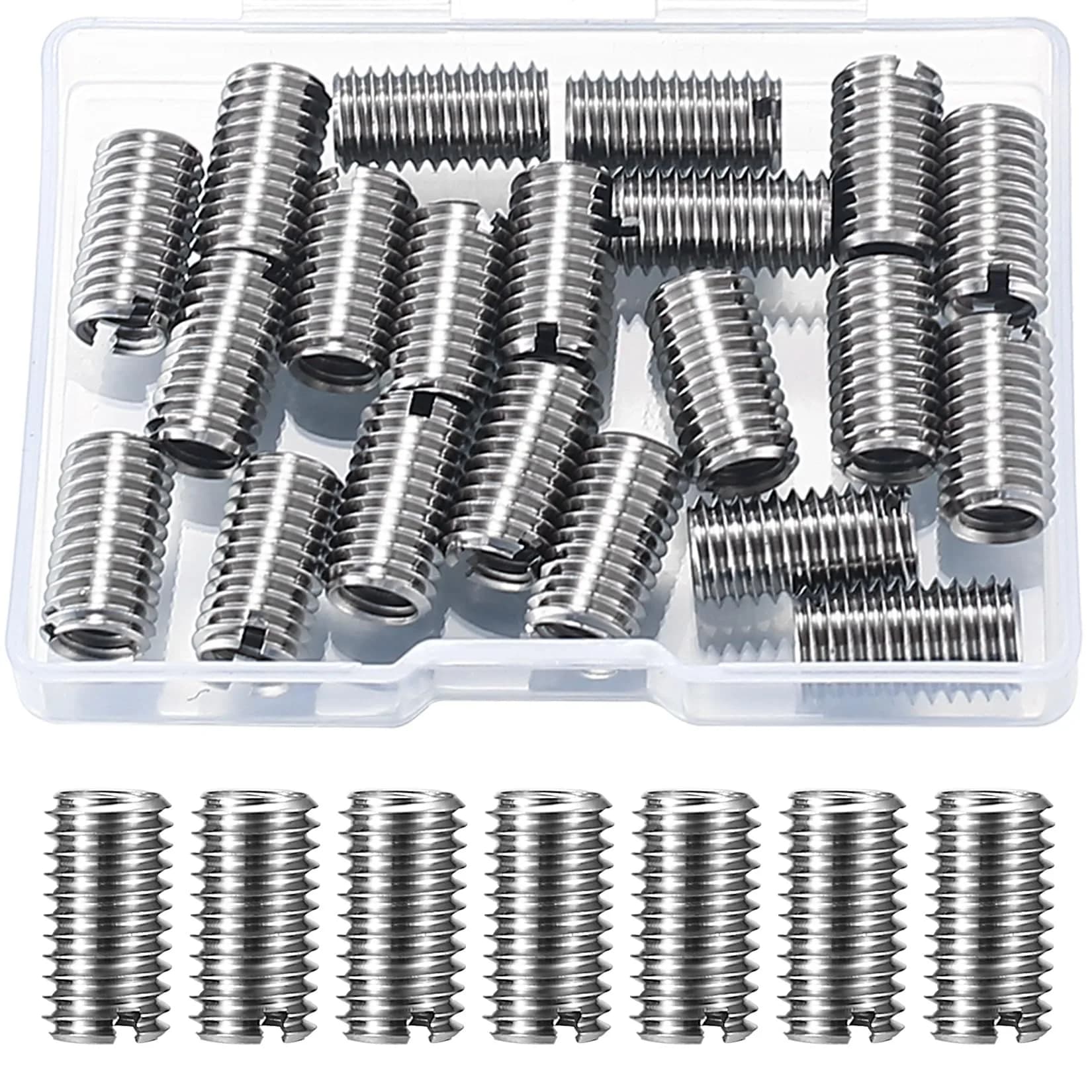 ywchoshe Thread Reducing Nut Kit M8 to M6 | Stainless Steel Adapter for Repair & Assembly