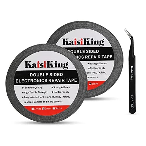 Kaisiking LCD Screen Repair Tape 2mm & 3mm | Double Sided Adhesive for Cellphone & Device Repair thumbnail 1