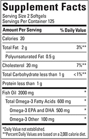 Nature Made Fish Oil 1000 mg Softgels | Omega 3 Supplement for Heart Health - view 2