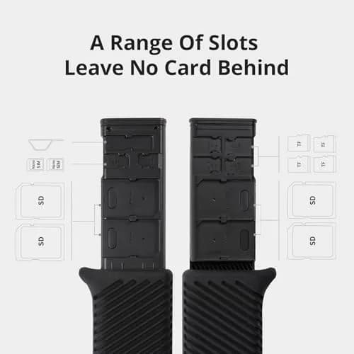 PGYTECH UHS-II SD4.0/Micro SD Card Reader Holder TF Memory Card Case | Ultra-High-Speed Data Transfer thumbnail 4