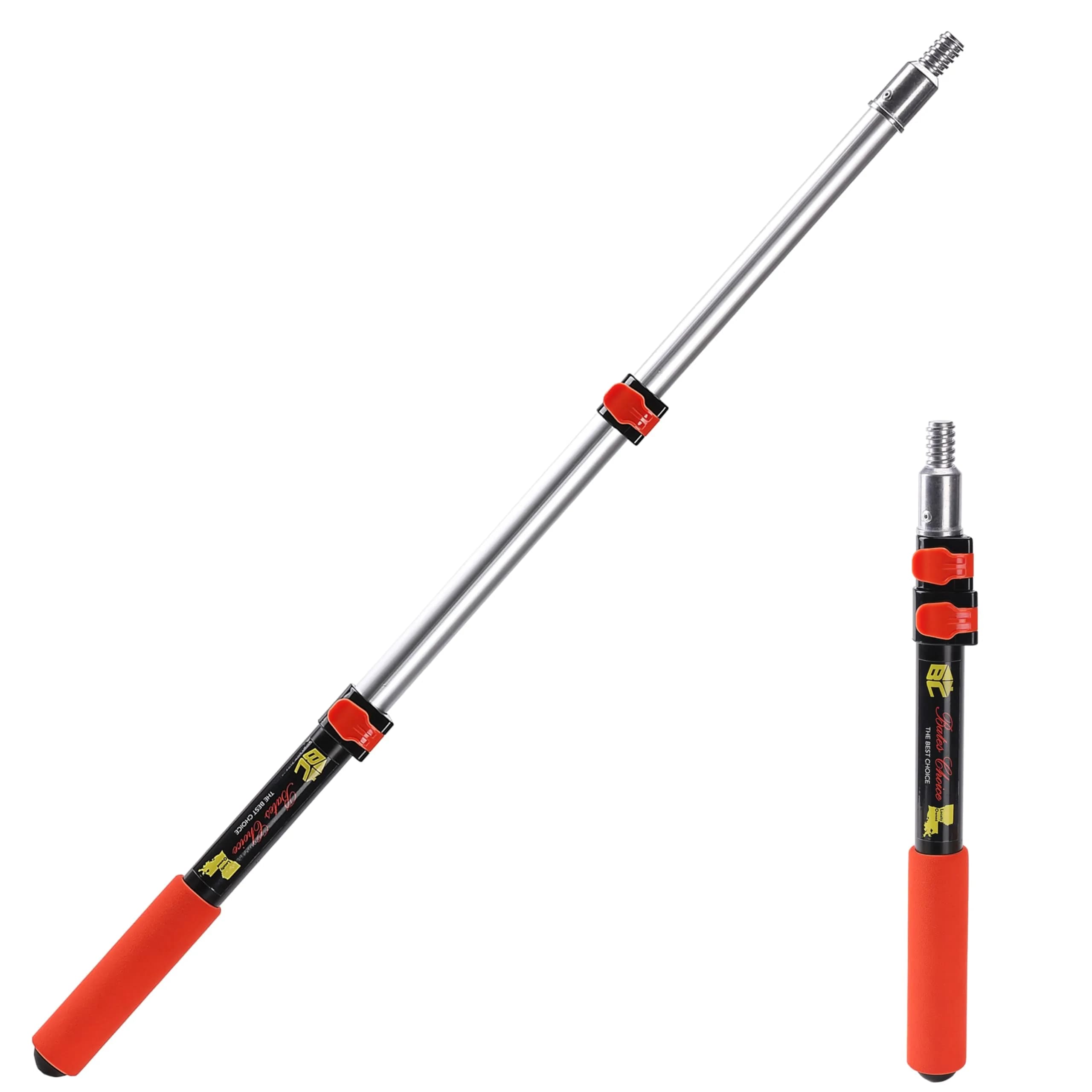 Bates Choice Telescopic Extension Pole, 3 Ft, Aluminum Alloy, Multi-Purpose with Flip-Lock for Painting, Dusting & Cleaning