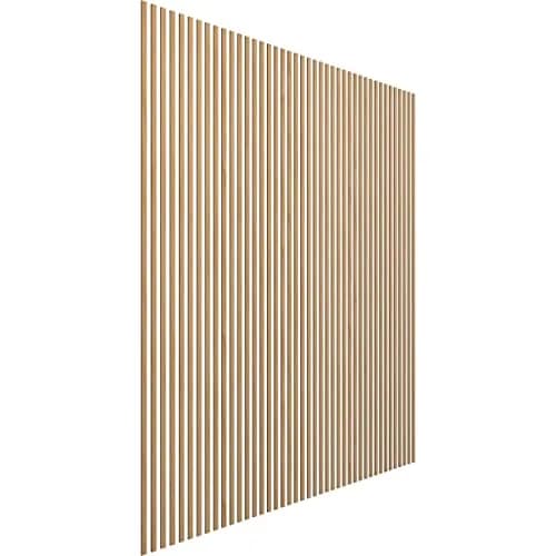 Ekena Millwork 94"H x 1/4"T Maple Wood Slat Wall Panel Kit | Adjustable, Eco-Friendly, DIY Friendly thumbnail 3
