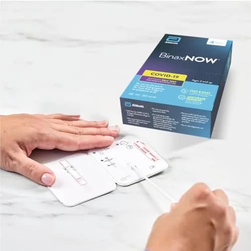 BinaxNOW COVID-19 Antigen Self Test | 4 Tests, 15-Min Results, Easy Home Use thumbnail 6