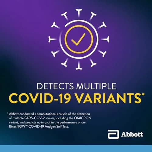 BinaxNOW COVID-19 Antigen Self Test | 4 Tests, 15-Min Results, Easy Home Use thumbnail 8